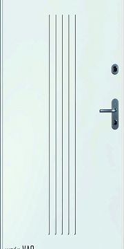 Drzwi zewnętrzne Gerda CX10 STANDARD PANELOWE 8%Vat (z montażem - klienci indywidualni)