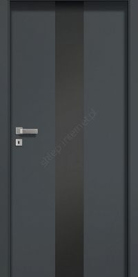 Drzwi Pol-Skone Creato A02 szyba laminowana czarna