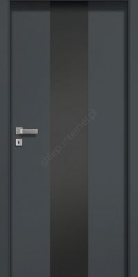 Drzwi Pol-Skone Creato A03 szyba laminowana czarna