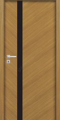 Drzwi Pol-Skone Espina W01 Szyba czarna laminowana