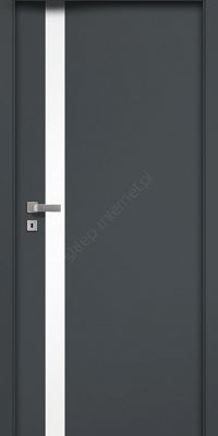 Drzwi Pol-Skone Creato A01 szyba laminowana biały mat