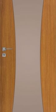 Drzwi wewnętrzne DRE VETRO C1 decormat brąz