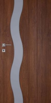 Drzwi wewnętrzne DRE VETRO F1 szyba decormat grafit