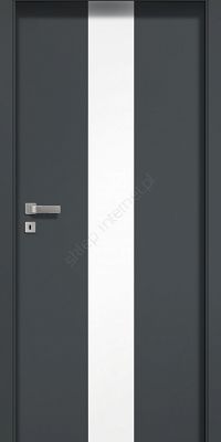Drzwi Pol-Skone Creato A02 szyba laminowana biały mat