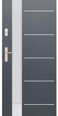 Drzwi Wikęd Future Inox - modele: FI07D I  | FI07E