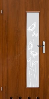 Drzwi wewnętrzne VOSTER GARDA SZKLONE 1/1 + tuleje wentylacyjne