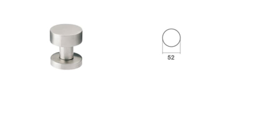 Gałka BARCZ INOX stal nierdzewna - zdjęcie 2