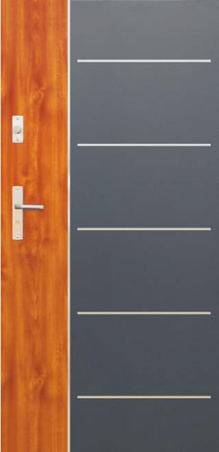 Drzwi Wikęd Future Inox - modele: FI02A I FI02B