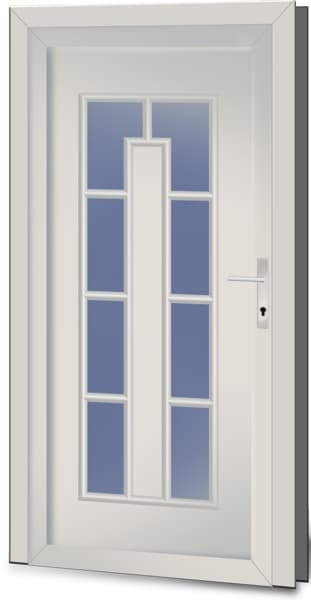 Drzwi STOLBUD zewnętrzne PVC BL 19-8