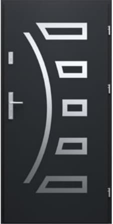 DRZWI WIKĘD DO MIESZKAŃ WZÓR 23 IRON RC2 INOX