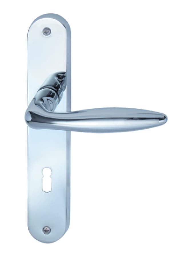 Klamka BARCZ ARENA chrom połysk długi szyld - zdjęcie 2