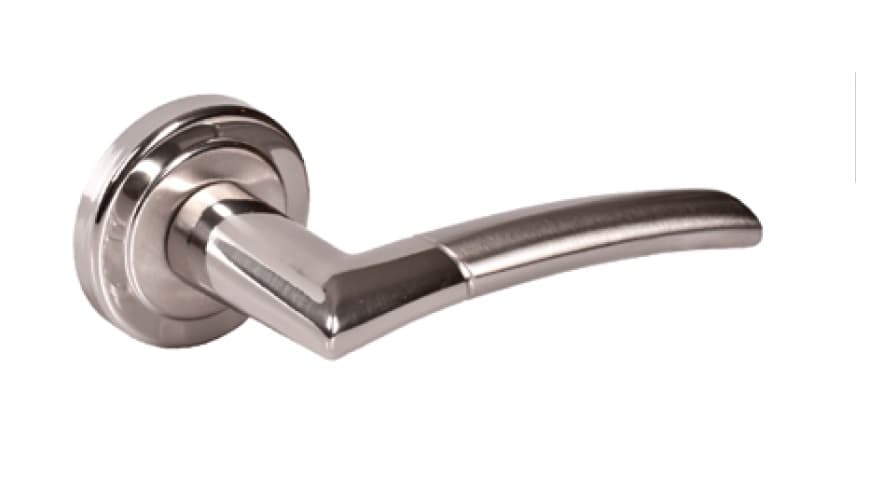 Klamka BARCZ OSLO chrom połysk/nikiel - zdjęcie 2