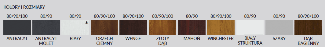DRZWI MAR-TOM 55 GŁADKIE I-08 - zdjęcie 2