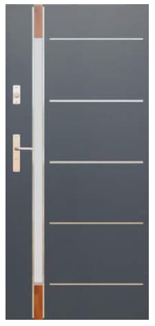 Drzwi Wikęd Future Inox - modele: FI04D I | FI04E