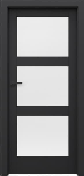 DRZWI PORTA VERTE HOME CZARNE N3