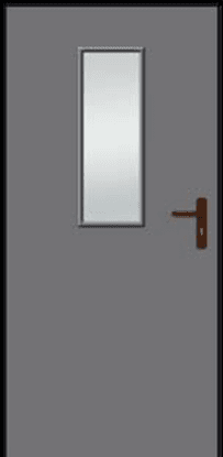 Drzwi stalowe MIESZKO 40 mm TECHNICZNE - zdjęcie 2