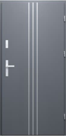 DRZWI WIKĘD DO MIESZKAŃ WZÓR 32 IRON RC2 INOX