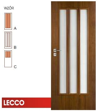 DRZWI WEWNĘTRZNE VERTIM LECCO WZÓR A, B, C