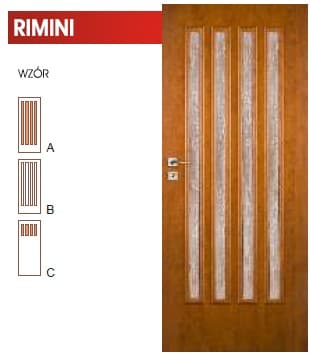 DRZWI WEWNĘTRZNE VERTIM RIMINI WZÓR A, B, C