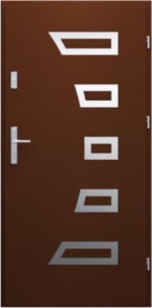 DRZWI WIKĘD DO MIESZKAŃ WZÓR 23A IRON RC2 INOX