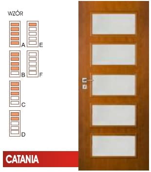 DRZWI WEWNĘTRZNE VERTIM CATANIA WZÓR A, B, C, D, E