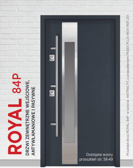 DELTA ROYAL 84P GŁADKIE z montażem dla Klienta Indywidualnego (VAT 8%)