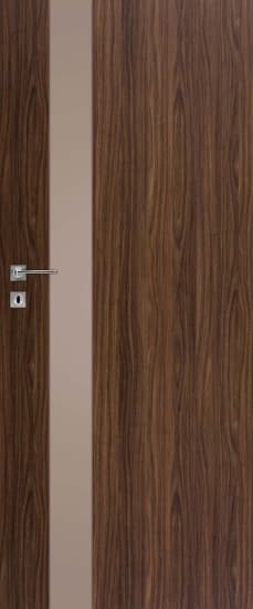 Drzwi wewnętrzne DRE VETRO D1 szyba decormat brąz