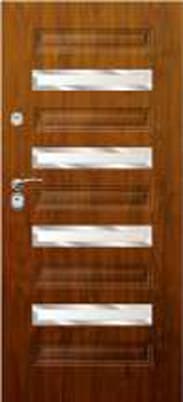 Drzwi zewnętrzne Delta PREMIUM TRENTO MODERN4 INOX - 8%Vat (z montażem - klienci indywidualni)