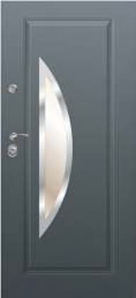 Drzwi zewnętrzne Delta Maxim 68S RAMA ŁUK PIONOWY INOX - 23%Vat (bez montażu)