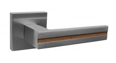 Barcz ELIOT Nikiel Mat Mahoń na szyldzie kwadratowym