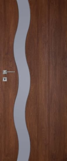 Drzwi wewnętrzne DRE VETRO F1 szyba decormat grafit