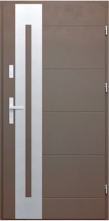 DRZWI WIKĘD DO MIESZKAŃ WZÓR 26 PROTECT RW + IE30 INOX Obustronny