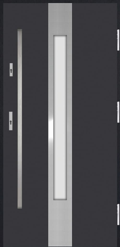 DRZWI MAR-TOM 55 GŁADKIE SILVER 91-78 Milk