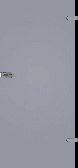 Drzwi szklane DRE GALLA decormat grafit