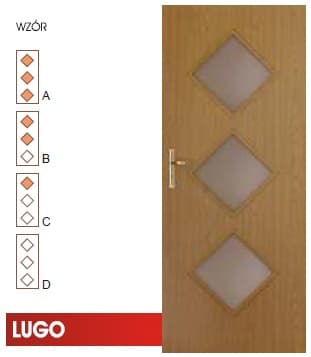 DRZWI WEWNĘTRZNE VERTIM LUGO WZÓR A, B, C, D