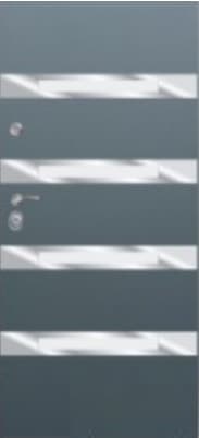 Drzwi zewnętrzne Delta SPECIAL 2 GŁADKIE LINEA4 INOX - 23%Vat (bez montażu)