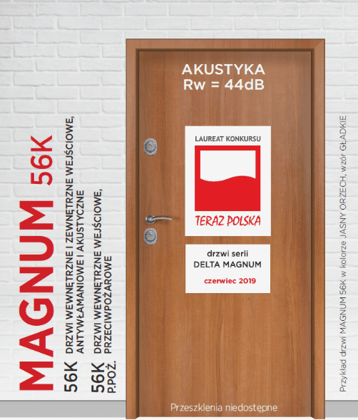 DELTA MAGNUM 56K GŁADKIE z montażem dla Klienta Indywidualnego (VAT 8%)