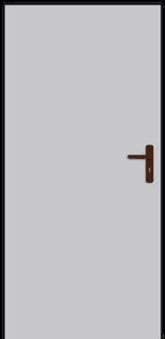 Drzwi przeciwpożarowe i dymoszczelne TECHNICZNE DP1-P EI30/E60 100E z montażem dla klienta