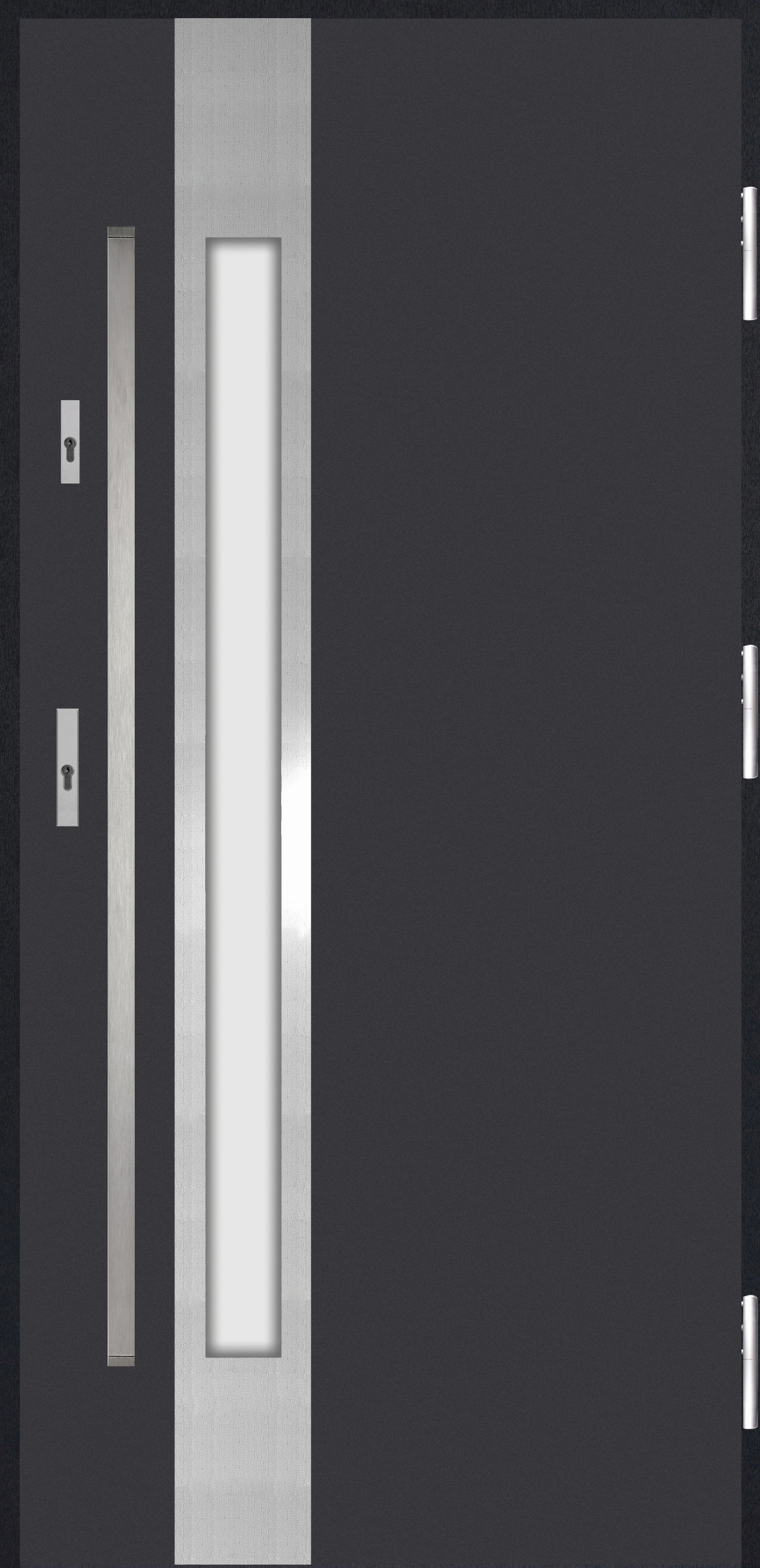 DRZWI MAR-TOM Gładkie Silver 91-77 MILK 55