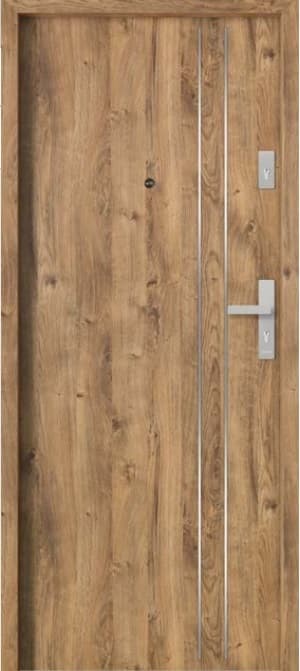 Drzwi klatkowe Barański Smart INOX S 102