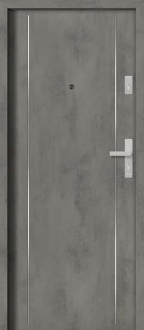 Drzwi klatkowe Barański Smart INOX S 106