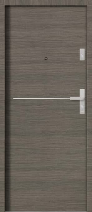 Drzwi klatkowe Barański Smart INOX S 107