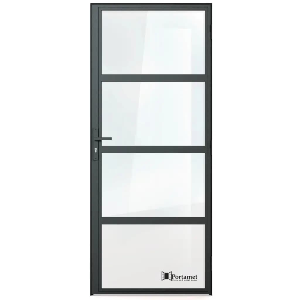 Drzwi Szklane ROMA z klamką