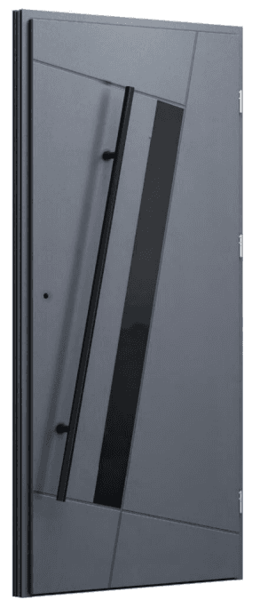 Drzwi zew. stalowe WIKĘD GLASS FRONT GF07