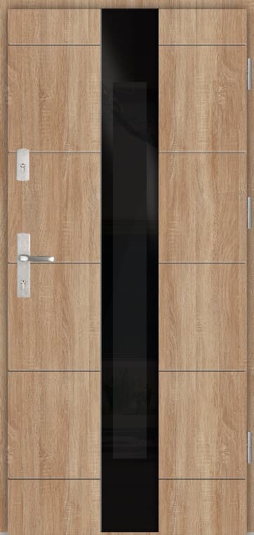 Drzwi zew. stalowe WIKĘD GLASS LOFT GL02