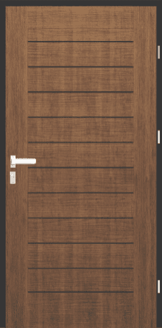 Drzwi zew. stalowe WIKĘD WoodLine WL2