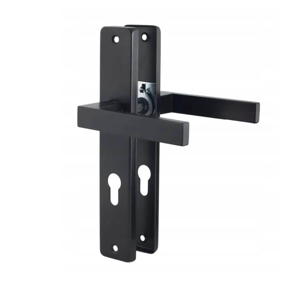 Klamka Ergo na szyldzie długim pod wkładkę