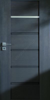 Drzwi wewnętrzne POLSKONE SEMPRE Lux Alu model W03S1