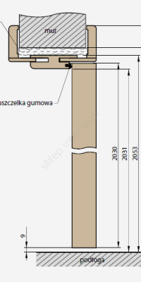 OŚCIEŻNICA REGULOWANA SKRZYDŁA BEZPRZYLGOWE